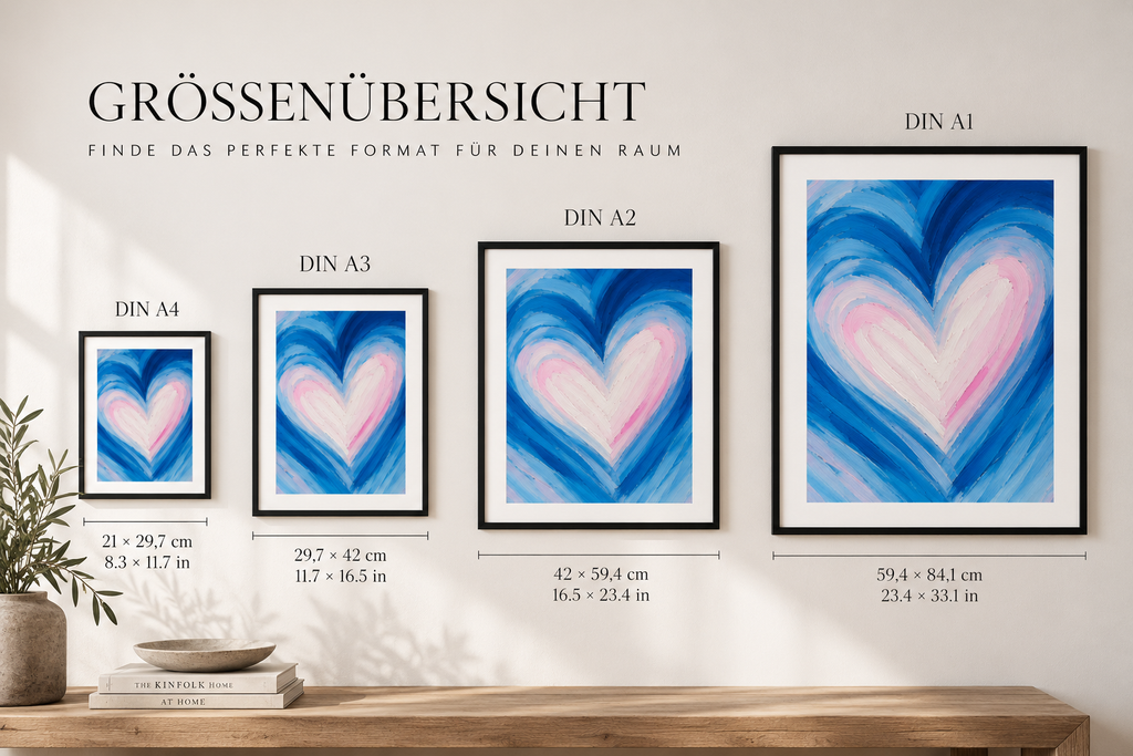BLUE SCHOOL – Art Print