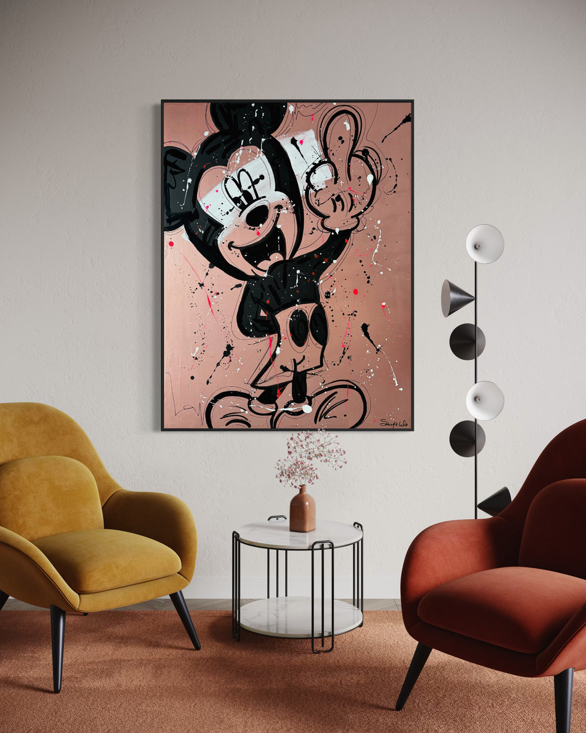 STAY ICONIC – Original Acryl Artwork | 80 × 100 cm