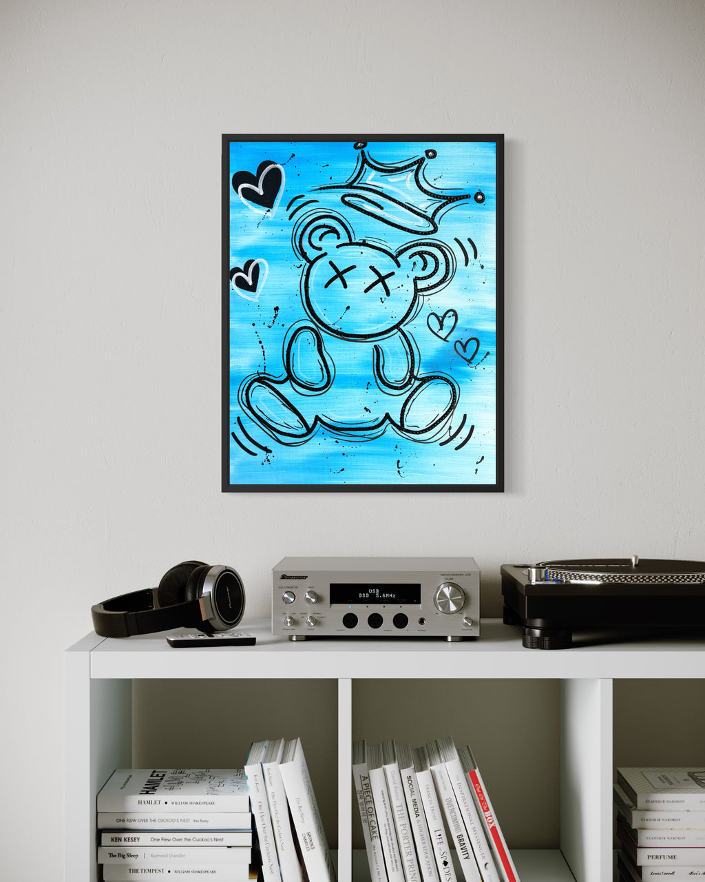 KING OF NOTHING  – Original Mixed Media Artwork | 40 × 50 cm