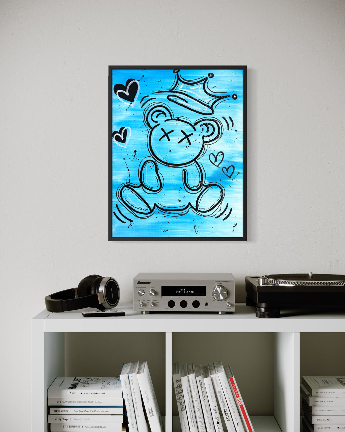 KING OF NOTHING  – Original Mixed Media Artwork | 40 × 50 cm