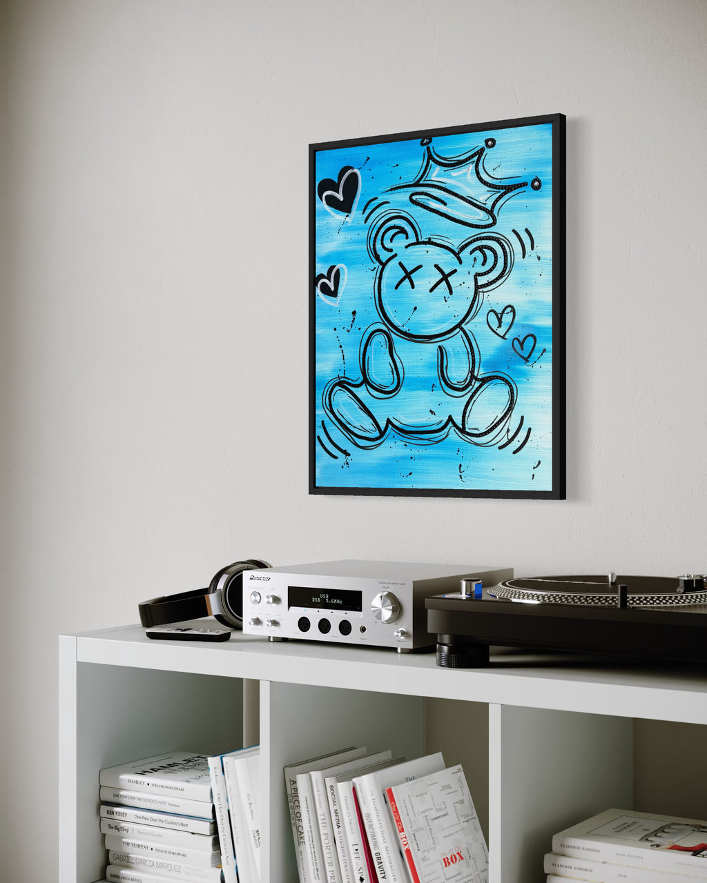 KING OF NOTHING  – Original Mixed Media Artwork | 40 × 50 cm