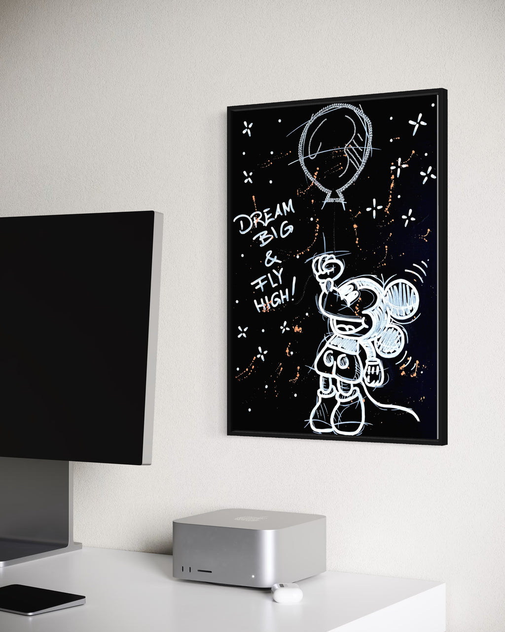 DREAM BIG & FLY HIGH!  – Original Mixed Media Artwork | 50 x 70 cm