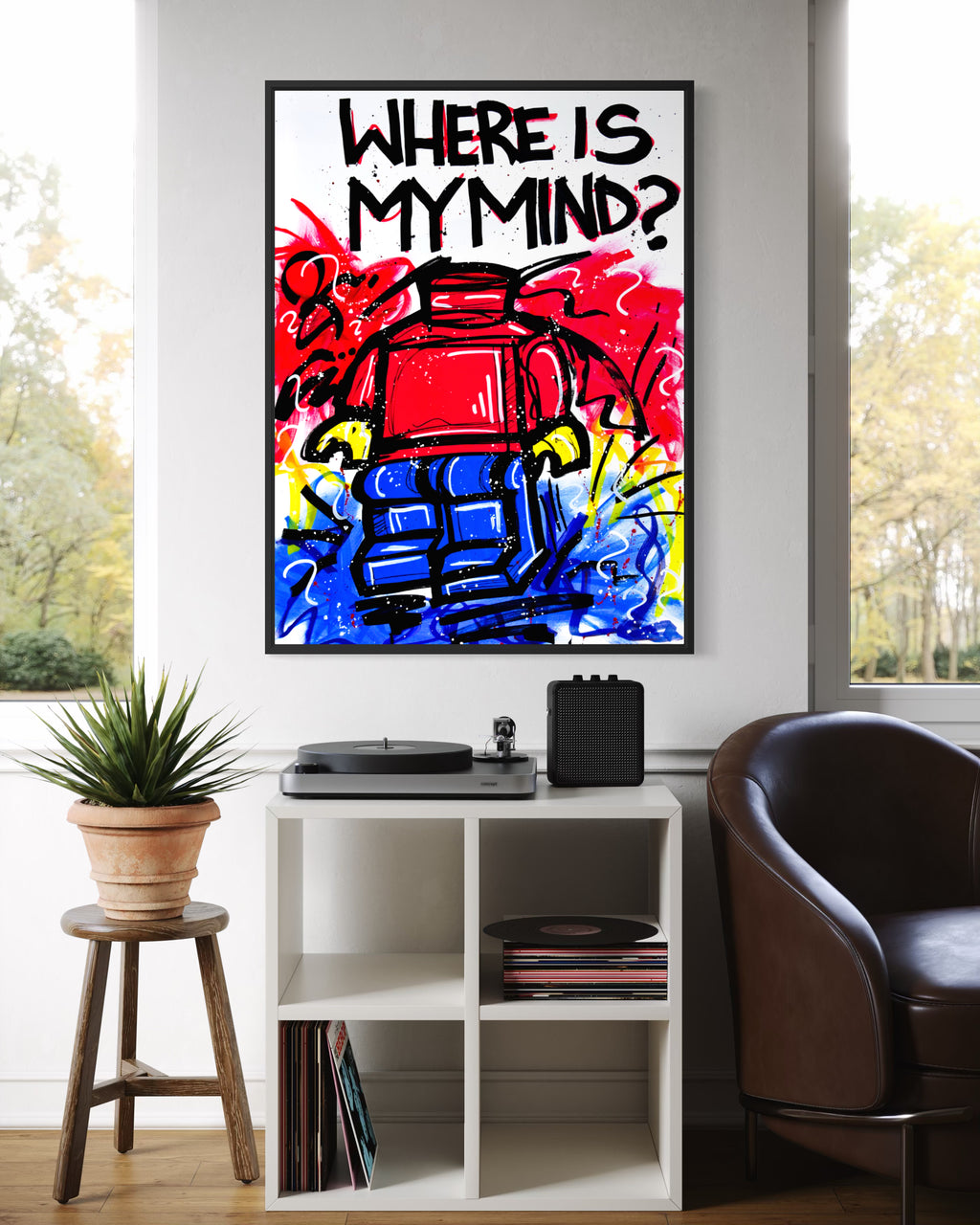WHERE IS MY MIND? - Original Acryl Artwork | 60 x 80 cm