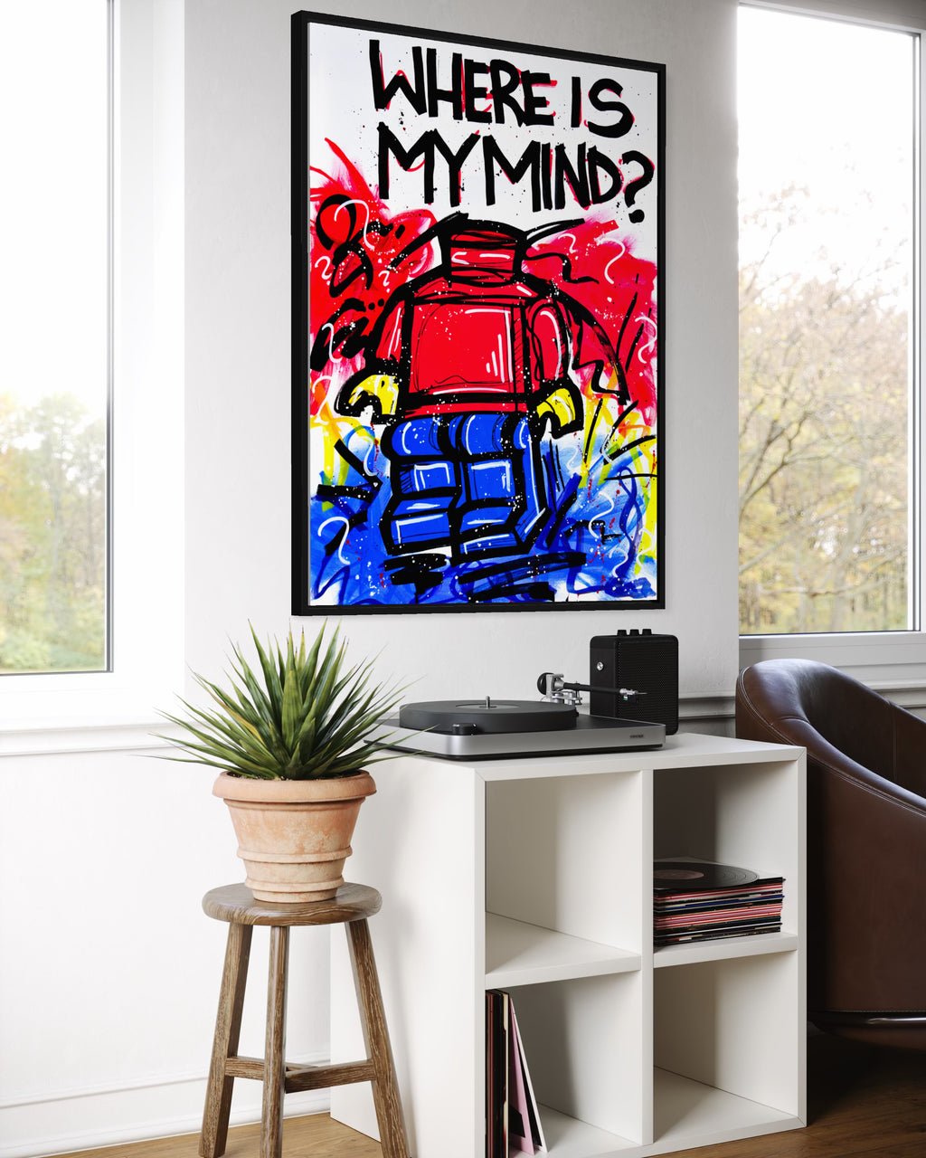 WHERE IS MY MIND? - Original Acryl Artwork | 60 x 80 cm